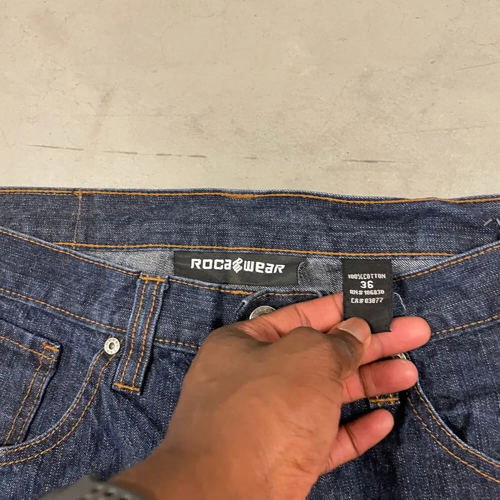 Y2K baggy rocawear jeans shorts 36